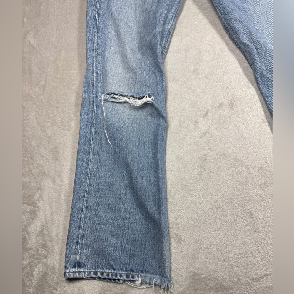 Free People X Citizens of Humanity Estella High Rise Ankle Flare Blue Jeans 25 - Picture 5 of 17